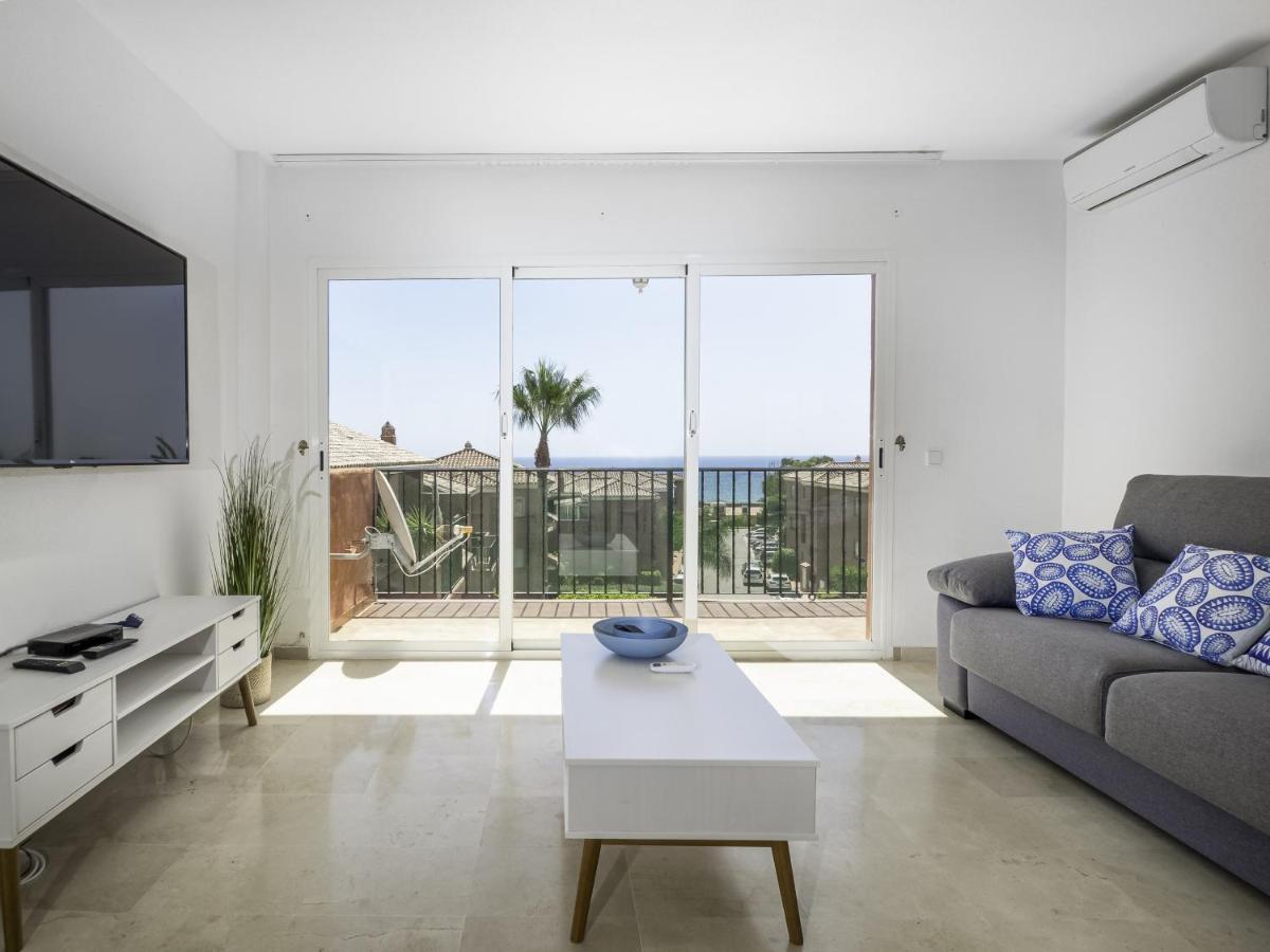 2308- 2Bedrooms Apt With Stunning Sea View-Terrace Manilva Esterno foto
